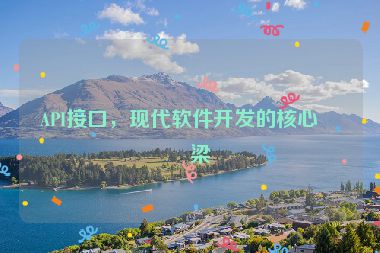 API接口，現(xiàn)代軟件開發(fā)的核心橋梁