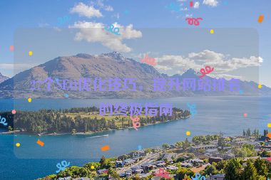 27個(gè)SEO優(yōu)化技巧，提升網(wǎng)站排名的終極指南