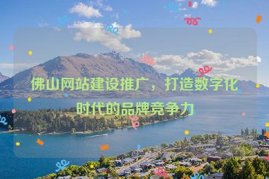 佛山網(wǎng)站建設(shè)推廣，打造數(shù)字化時(shí)代的品牌競(jìng)爭(zhēng)力