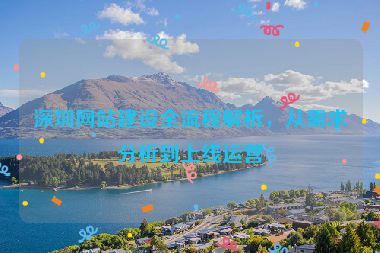 深圳網(wǎng)站建設(shè)全流程解析，從需求分析到上線運營