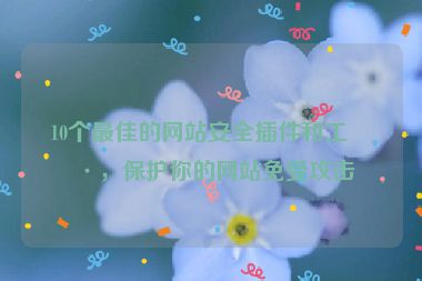 10個(gè)最佳的網(wǎng)站安全插件和工具，保護(hù)你的網(wǎng)站免受攻擊
